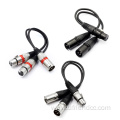 Custom Shiled Microphone Audio Cannon Jack XLR 3PIN Female To TRS 6.35mm 1/4 Inch DMX Cable